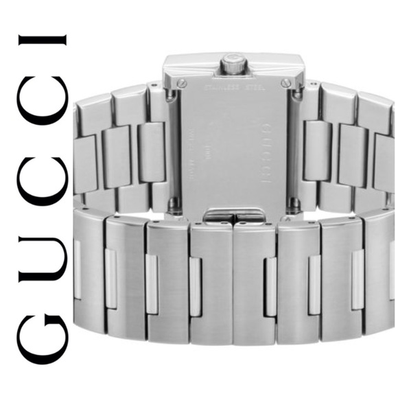 SOLD ‼️NWT authentic GUCCI square G Silver watch - Picture 5 of 8